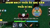 200H Nhặt Trái Legendary Và Mythical Bằng Máy Dò Săn Tìm Trái Ác Quỷ Dragon