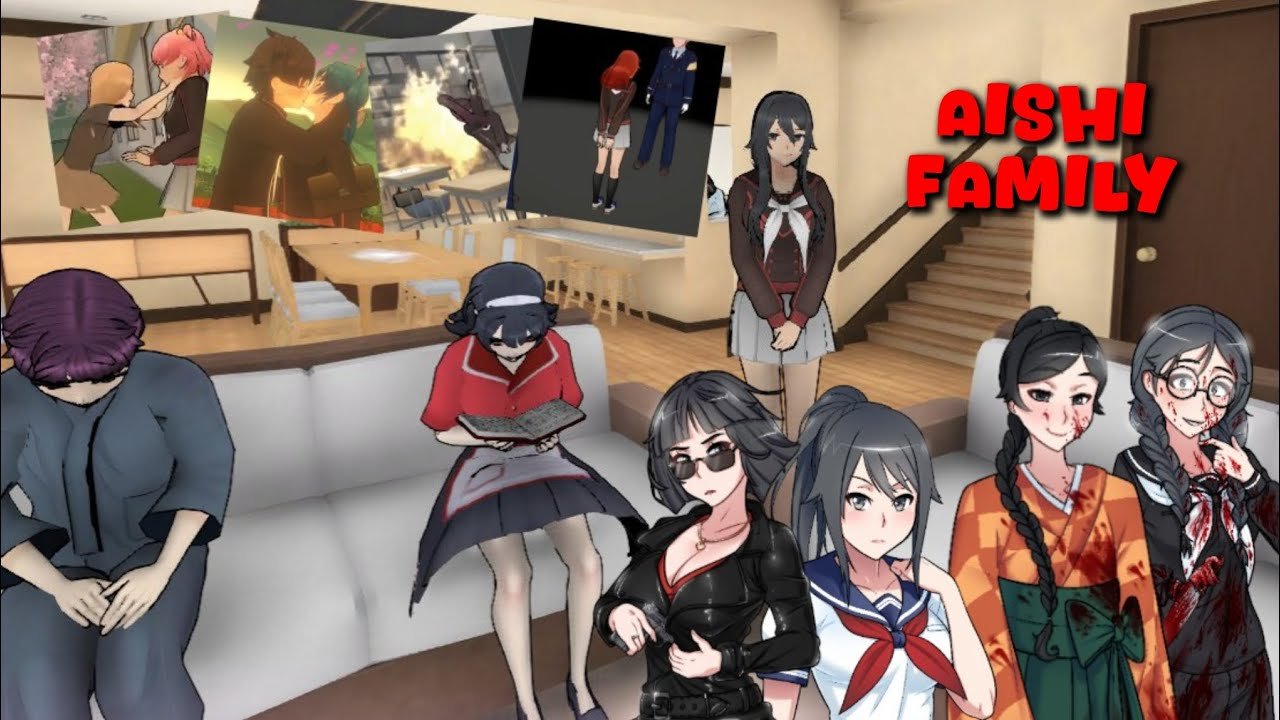 Eliminating Rivals Based On The Aishi Family Tree | Yandere Simulator 1980s Mode