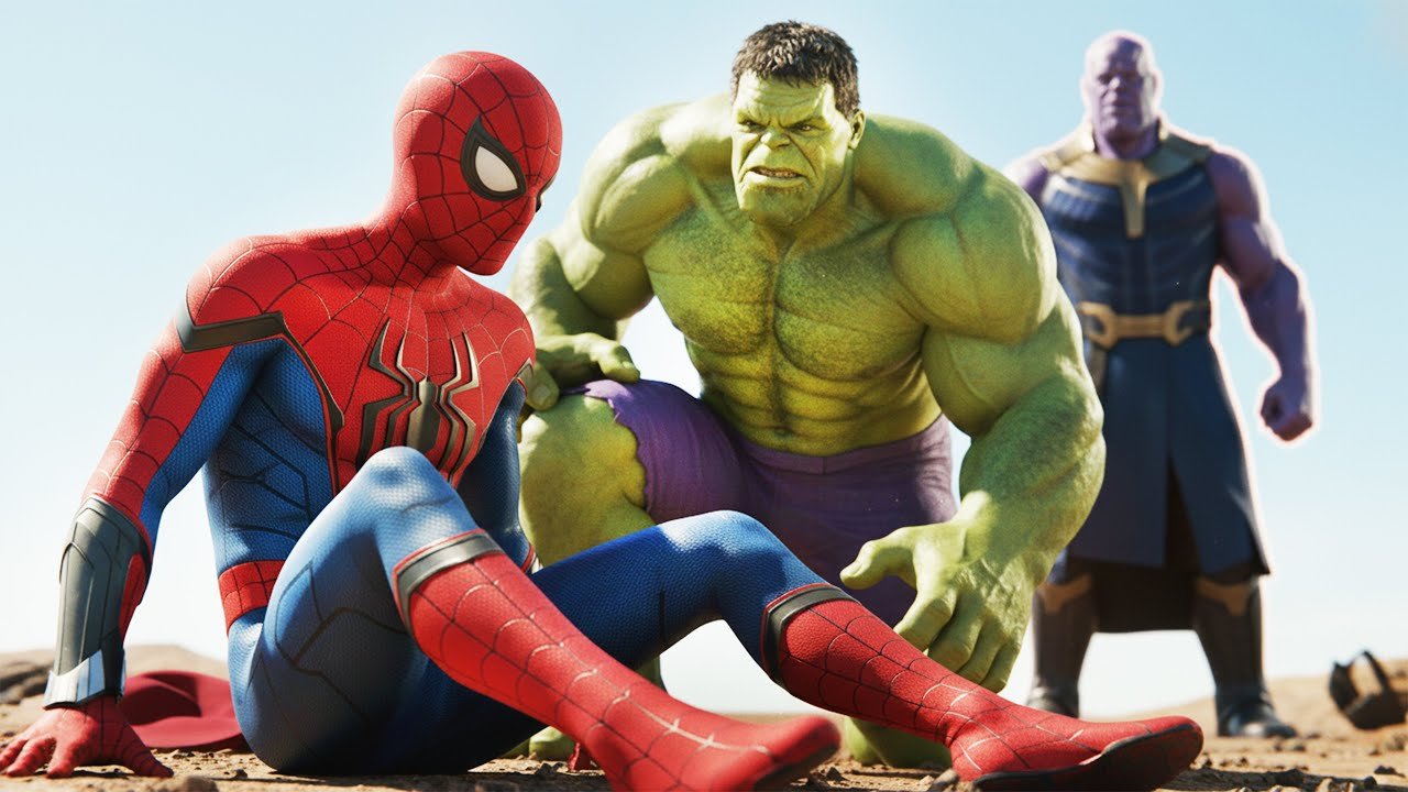 Spider-Man & Doctor Strange Team Up Against Thanos – Epic Avengers Battle | AI superhero Short Film