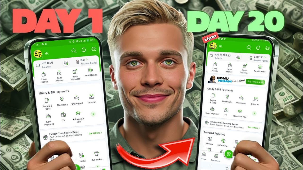 New Website For Esewa, Khalti And IME Pay || Sign Up Bonus 150 and Daily 50 || Payment Proof