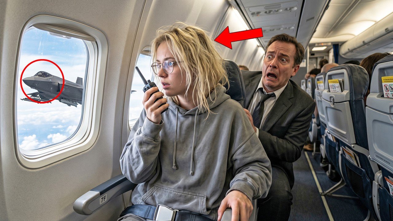 She Was Only a Kid in Seat 7A — Until the F-22s Addressed Her by Call Sign..!