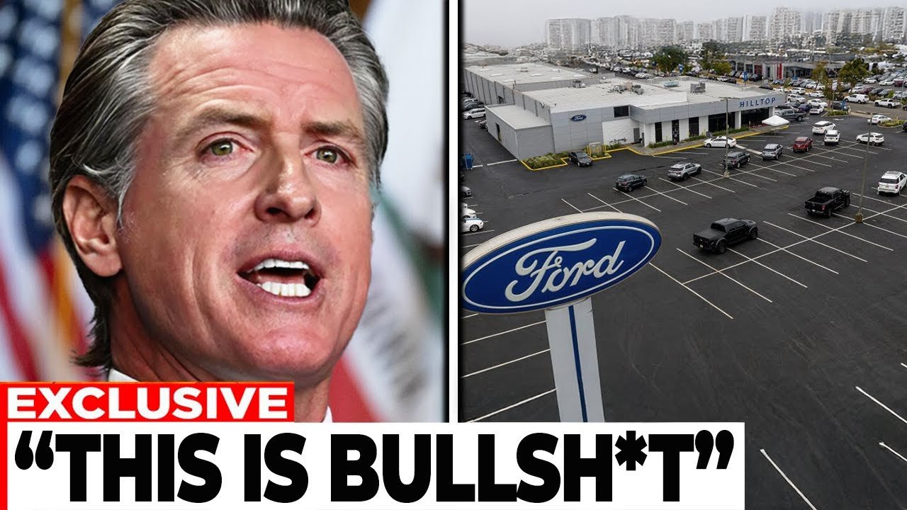 Governor Of California LOSES IT After Ford SHUTS Down California Operations!