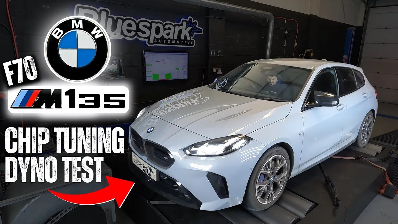 BMW M135 xDrive 2025 (F70) 2.0 B48 296bhp/300ps Dyno Test – Bluespark Tuning Box