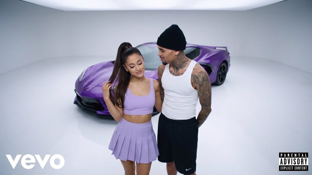 Ariana Grande ft Chris Brown - Love On Fire | Lyrics video