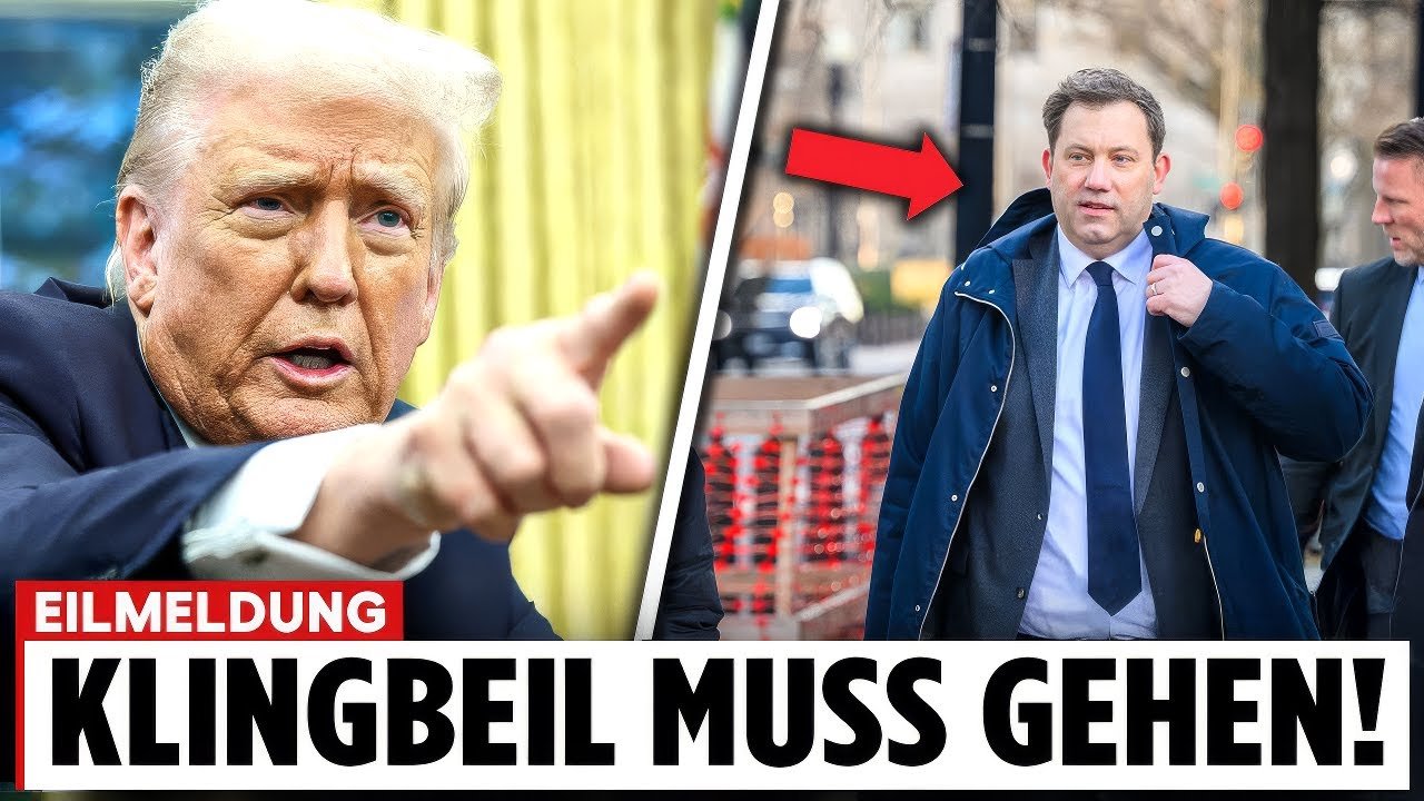 Eilmeldung: Trump wirft Klingbeil HOCHKANT raus!