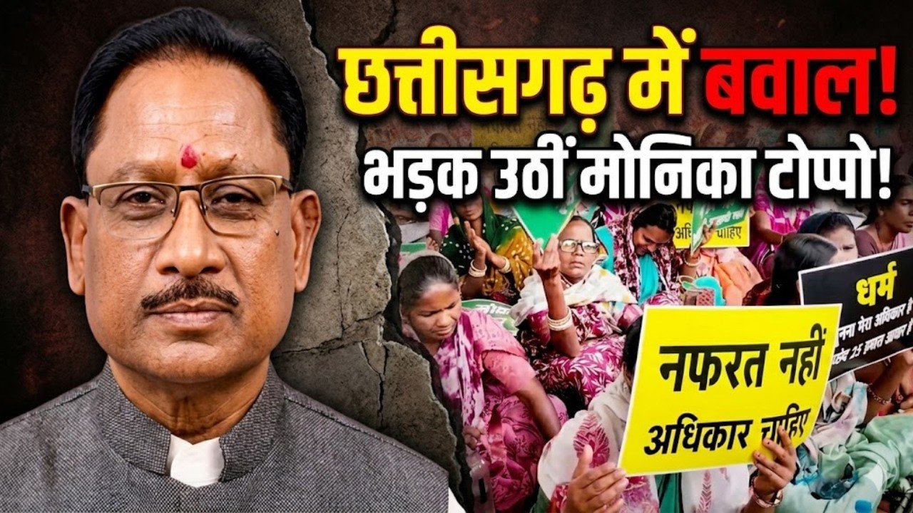Dharmantran | छत्तीसगढ़ में ईसाइयों पर दबाव! मोनिका टोप्पो जी भड़क उठीं | Samuel Michael |