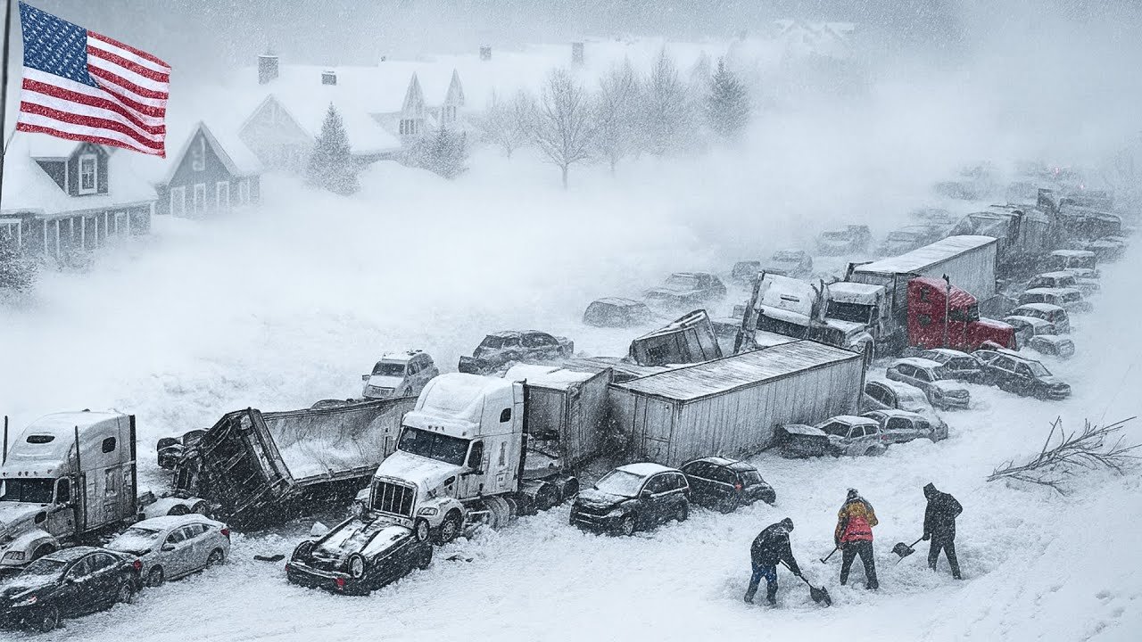 CHAOS in West Virginia! Brutal Blizzard Causes Multi-Car Pileups and Travel Shutdowns