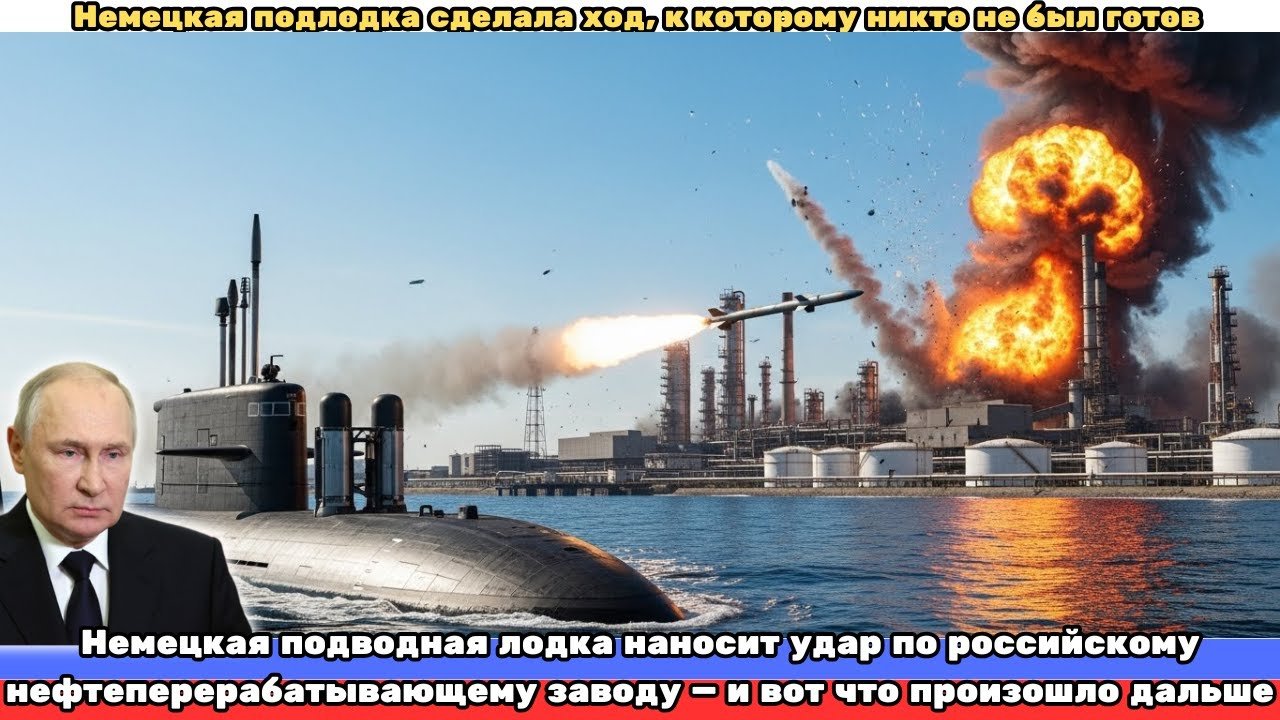 Немецкая подлодка ударила по российскому НПЗ — и дальше события вышли из-под контроля