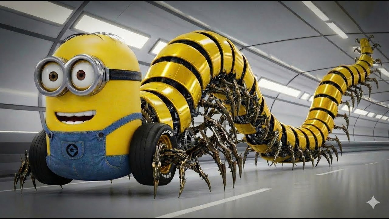 A Giant Centipede Crawled Into a Minion – The Most Shocking Lesson Ever! | Minions