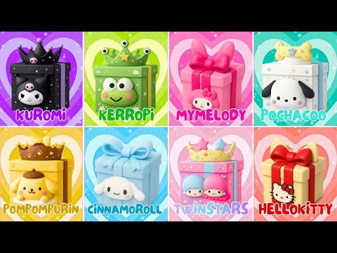 Choose your Gift Box 🎁 Kuromi, Kerropi, MyMelody, Pochacoo, Pompompurin, Cinnamoroll , & others