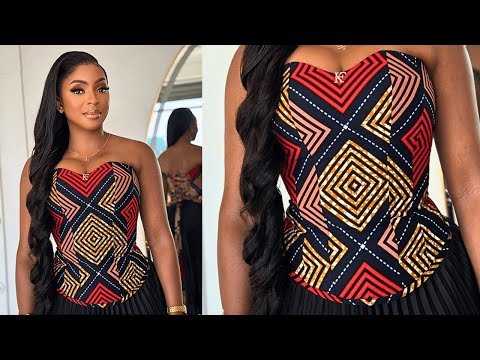 How to make a BUSTIER TOP with LACE UP BACK| Inseam Finishing| Detailed Beginner friendly tutorial
