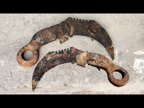 Watch How to Turned an Ordinary Karambit Hunting Knife into something Extraordinary!
