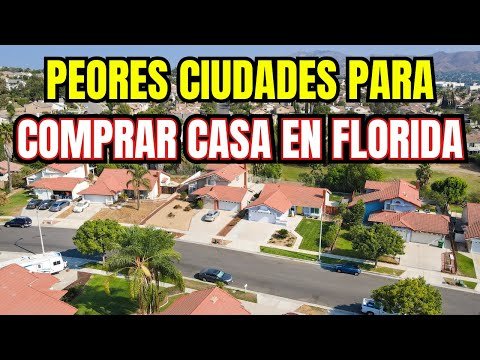 Top 10 ciudades de Florida donde el mercado inmobiliario colapsará en 2025 💥🏠