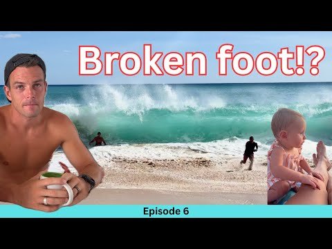 Did I Break My Foot in Hawaii?! 😳 Big Waves, Waterfalls & Surfing | Family Vlog Ep. 6