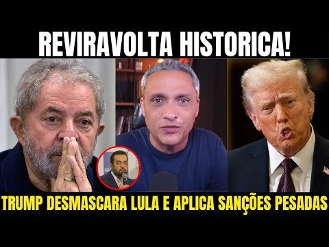 REVIRAVOLTA! TRUMP DESMASCARA LULA APÓS TENTAR PRENDER GOVERNADOR DO RJ! LULA SOFRE SANÇÕES PESADAS