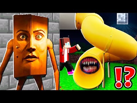TE TE TE SAHUR vs SLIDE EATER Traps with JJ and Mikey at 3am ! - in Minecraft Maizen