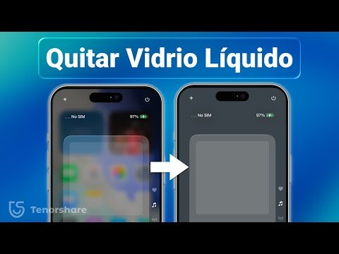 Cómo desactivar/quitar el Vidrio Líquido en iOS 26 | Guía iPhone 11/12/13/14/15/16