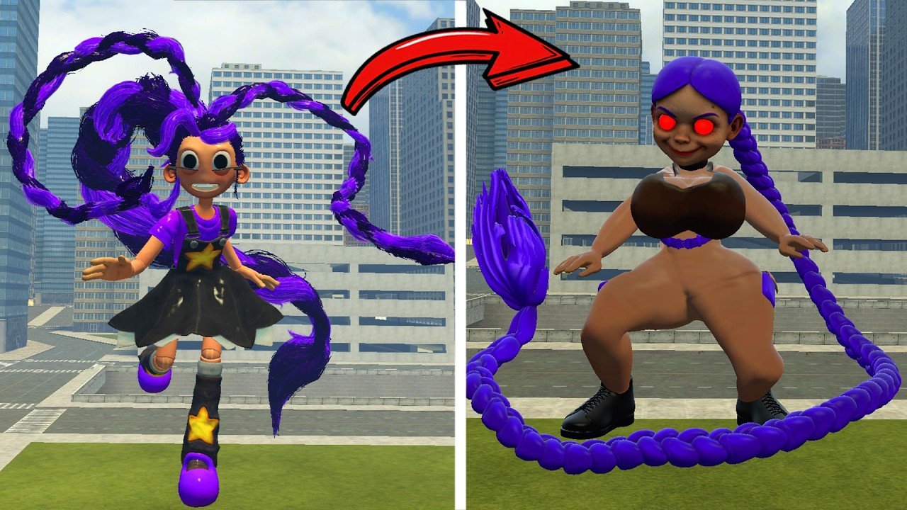 NEW UPDATED VERSION OF LILY LOVE BRAIDS EVOLUTION IN CHAPTER 5 POPPOY PLAY TIME IN GARRY'S MOD