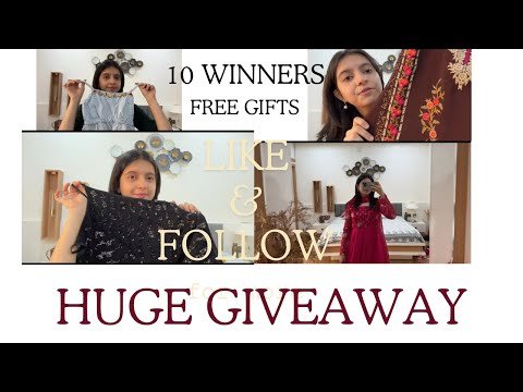 Huge *GIVEAWAY* | 10 winners| Winners to be d...