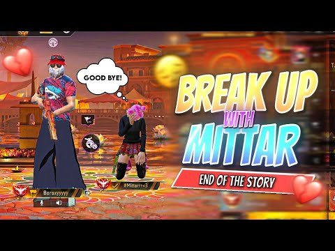 BREAKUP💔 She Is Crying 😭 #freefire #gyangami...