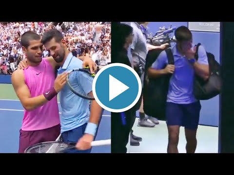 Alcaraz's Classy Move on Crying Djokovic After Brutal US Open Semi-Final Loss!