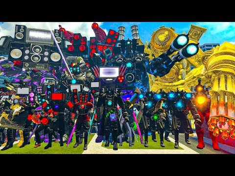 SKIBIDI TOILET 100 BOSSES VS TITAN CAMERAMAN, TV MAN & SPEAKERMAN – BOSS FIGHT IN GARRY'S MOD!