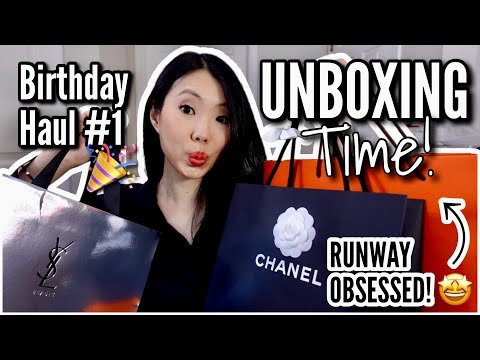 BIRTHDAY LUXURY UNBOXING 🎁 Chanel, Hermès, YSL, Beneunder & More! — RTW, Shoes & Leather Goods✨
