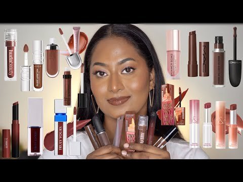 HUGE HAUL - BROWN EDITION Lip Balm, Lipstick, Lip Gloss, Lip oils 🤎