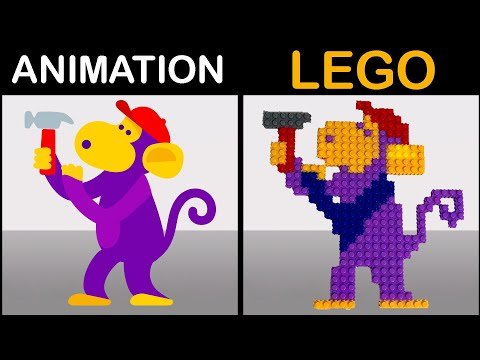 Something Went Wrong Island | Highly-Trained Monkey ANIMATED vs Highly-Trained Monkey LEGO
