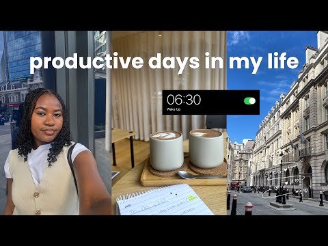 PRODUCTIVE WORK VLOG | balancing multiple jobs, exclusive events & long-term goals in my 20s