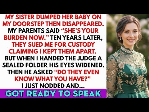 My Sister Dumped Her Baby On My Doorstep Then Disappeared My Parents Said "She's Your Burden Now...