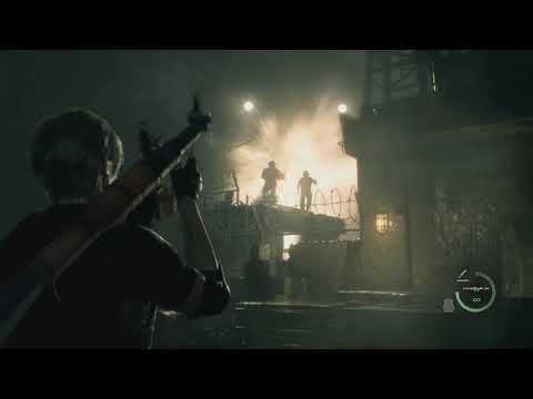 Leon rocket launcher gameplay|resident evil 4 remake|ps4 gameplay
