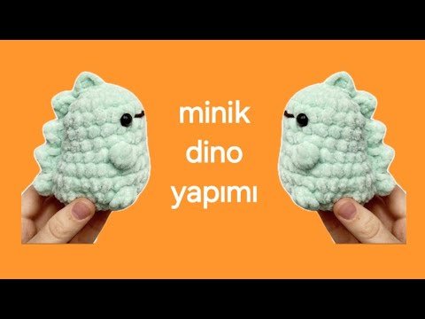 #Amigurumi minik dinazor tarifi. How to croc...