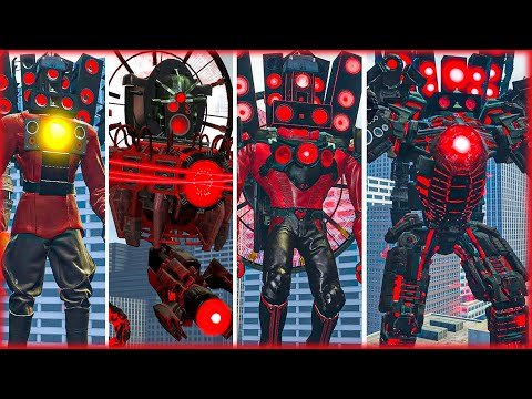 SIZE COMPARISON ULTRA SPEAKER BOSS VS SKIBIDI TOILET BOSSES, ASTRO JUGGERNAUT VS TITAN SPEAKERMAN