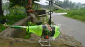 How to make a helicopter using Matchbox DC motor 9v battery hot glue