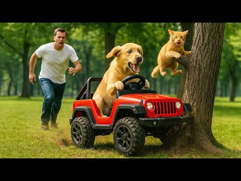 Misunderstood Puppy Rescues Kitten and Receiv...