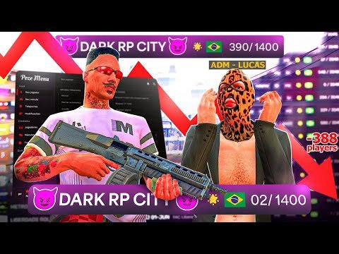 DESTROYING a city that SUPPORTS DARK RP - GTA...