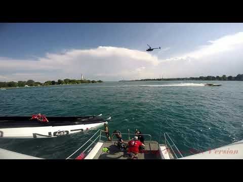 Saint Clair 2019 OPA Supercat Race MCON 06 Boat Flip