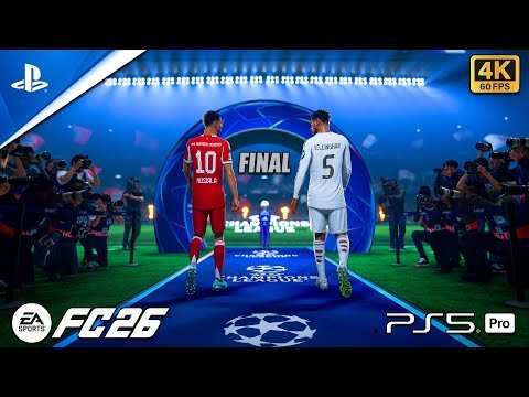 FC 26 | Bayern Munich vs. Real Madrid | UEFA Champions League 25/26 Final | PS5™ Pro [4K60]