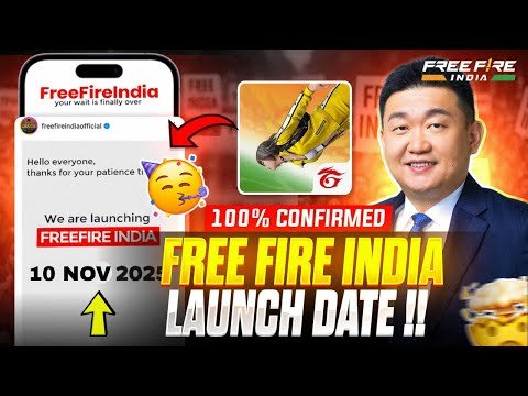 Free Fire India Coming Soon 🥳 Free Fire India Launch Date 🔥 Free Fire India Kab Aayega