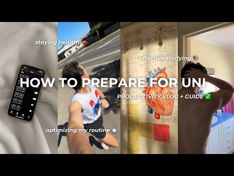 HOW I PREPARE FOR UNI | My Ultimate Productiv...
