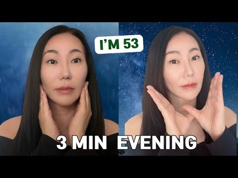 3 Min Evening Face Massage l Smooth & Lift Up...