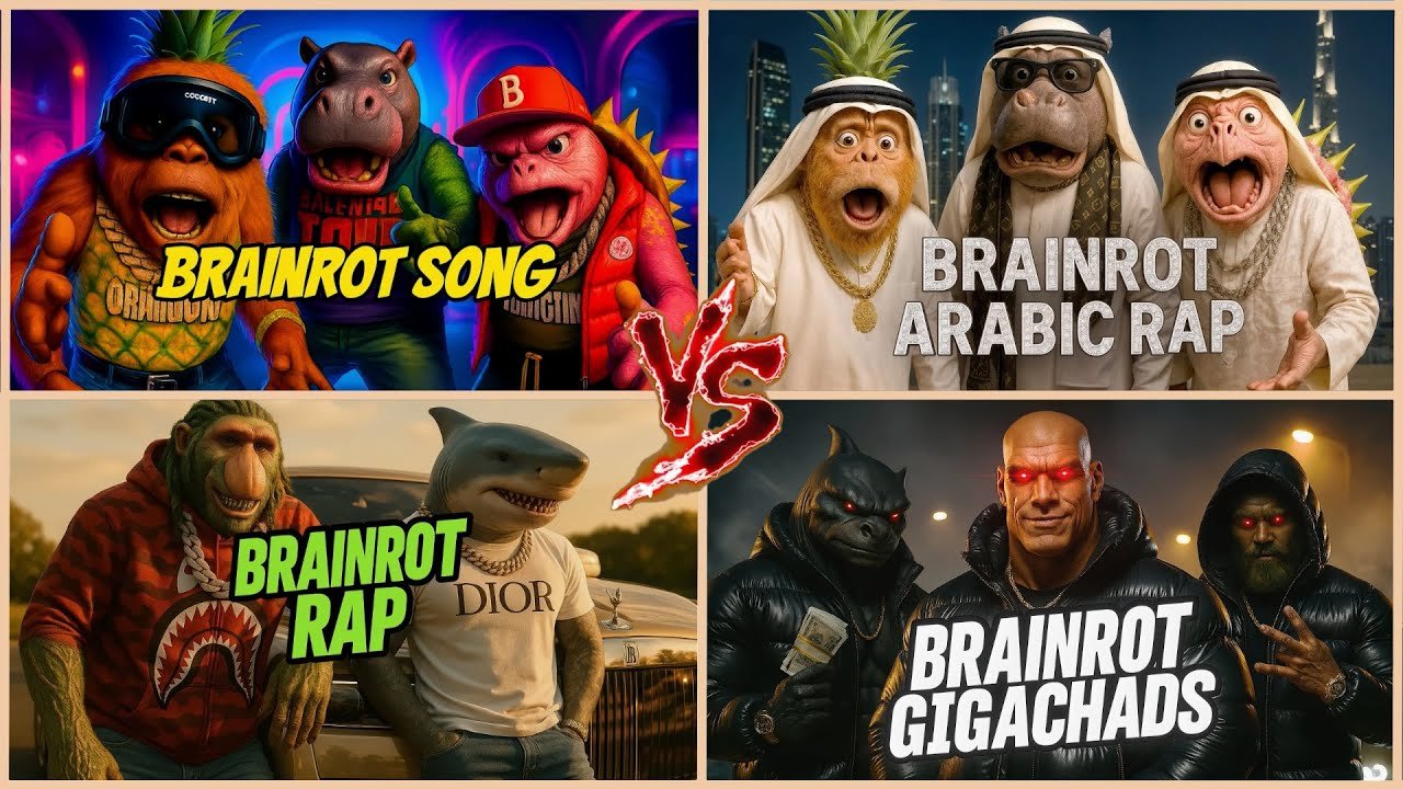 BRAINROT SONG🆚 BRAINROT ARABIC RAP🆚 BRAINROT RAP🆚 BRAINROT GIGACHADS (part 4)