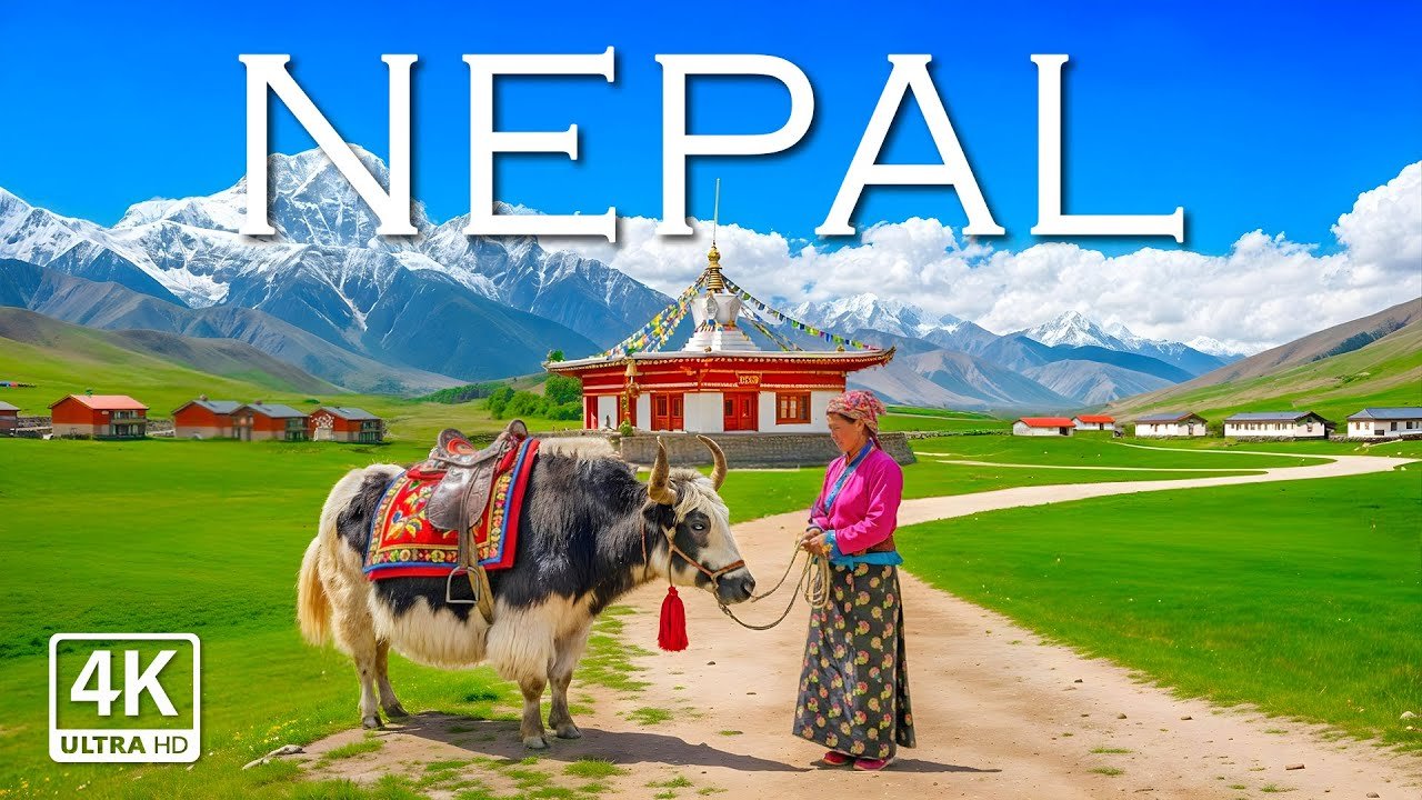 Nepal In 4K - Country Of The Highest Mountain In The World Scenic Relaxation Film