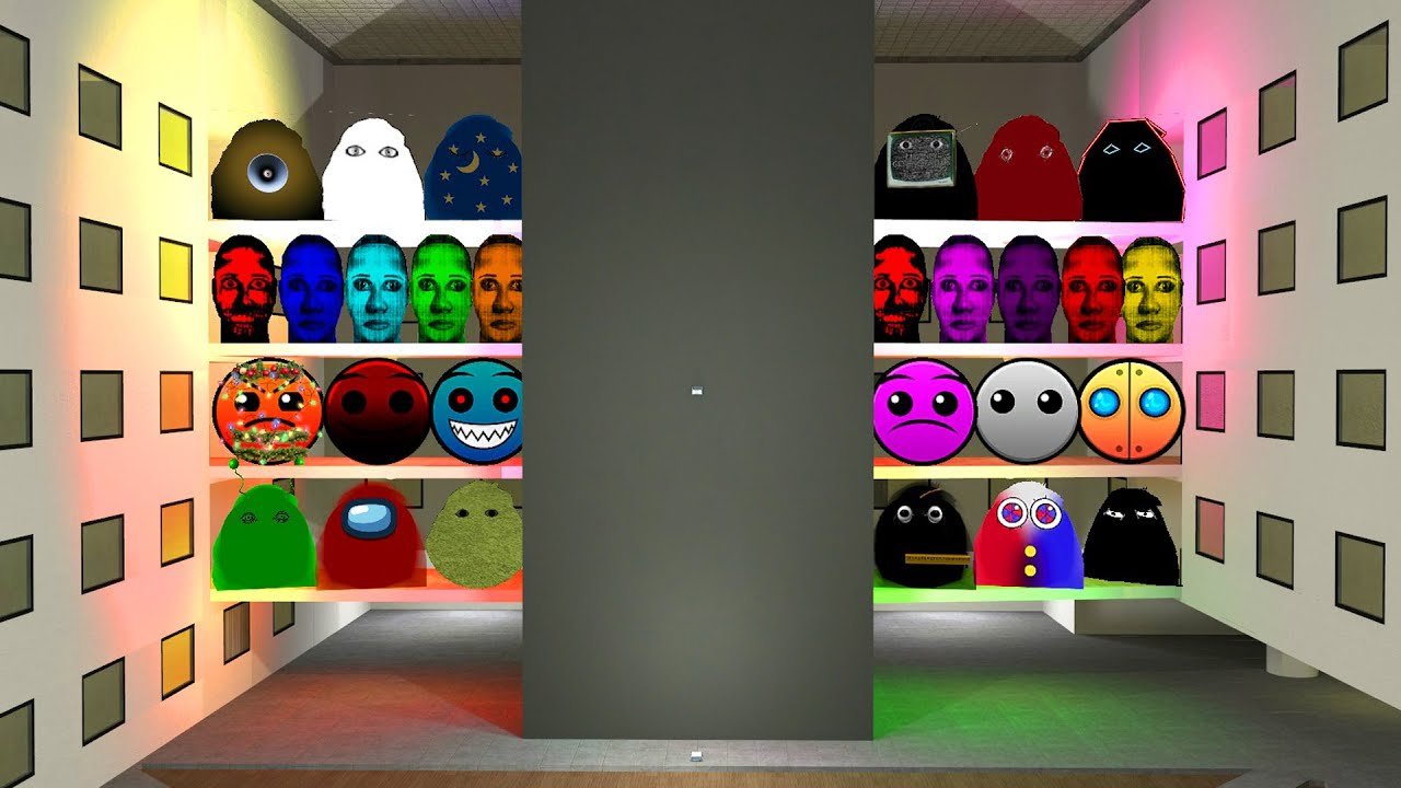 Angry Munci Family and Selene Family and Obunga Nextbot and Lobotomy Dash Nextbots in Gmod!