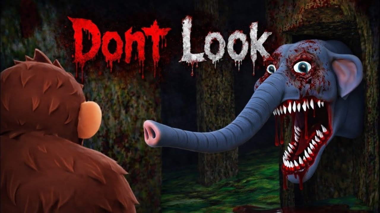 Don't Look For Blood ELEPHANT In I Am Monkey... (Scary!)