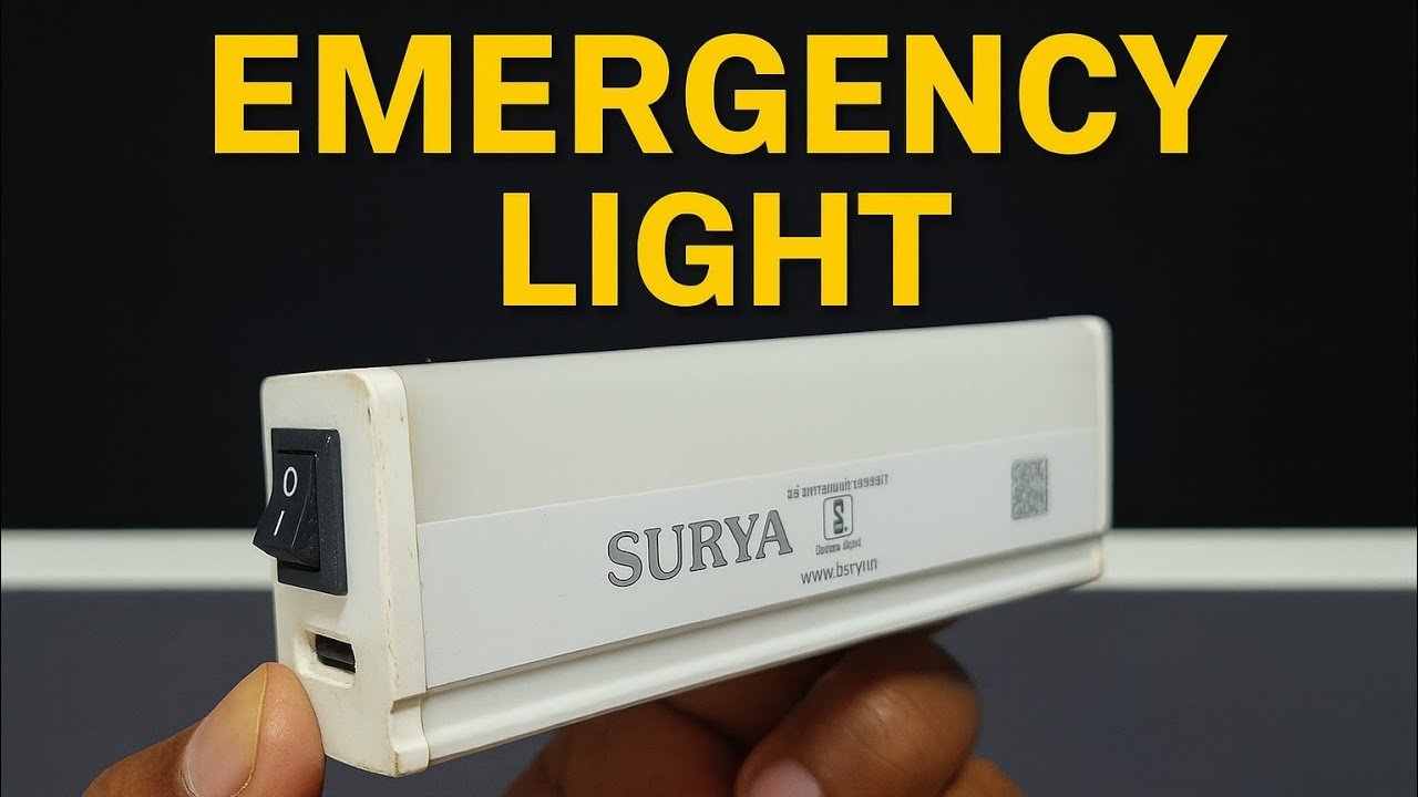 How to make rechargeable emergency light at h...