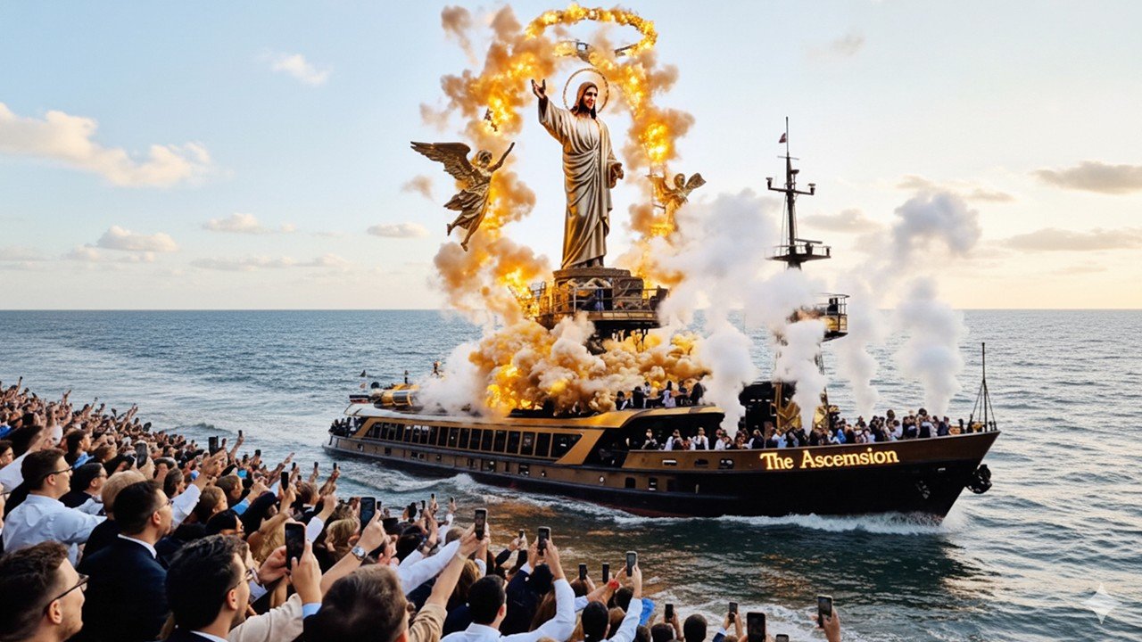 Jesus Parade | Shock 80 Giant 30M Jesus Yachts Worth $500M+ at London’s New Year’s Day Parade 2026