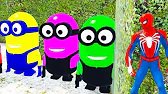 GTA 5 Epic Ragdolls RED SPIDERMAN VS RED MINION VS GREEN MINIONEuphoria Physics & Funny Fails