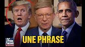 IL Y A 1 MIN Trump insulte Obama - Sa réponse en une seule phrase choque tout le monde |George Will